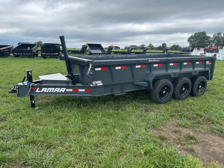 New 2026 Lamar 83x16 Triple 21K Telescopic Dump w/ 2' Sides & 7 Gauge Floor