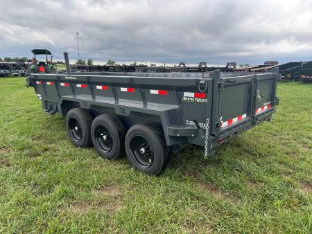 New 2026 Lamar 83x16 Triple 21K Telescopic Dump w/ 2' Sides & 7 Gauge Floor