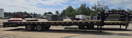 Used 2016 PJ Trailers 102" x 32' w/12K Axles Flatbed Trailer