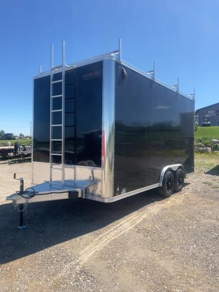New 2027 Discovery Trailers 8.5 X 16 BARNDOORS LADDER RACKS Cargo / Enclosed Trailer