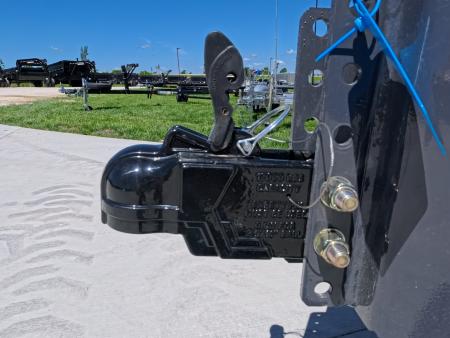 New 2027 Iron Bull 83x20 TWB Tilt Trailer with 2)7,000 lb. Torsion Axles, Upgraded to 2) Elec. Brakes, 10 Ply Tires-Gray
