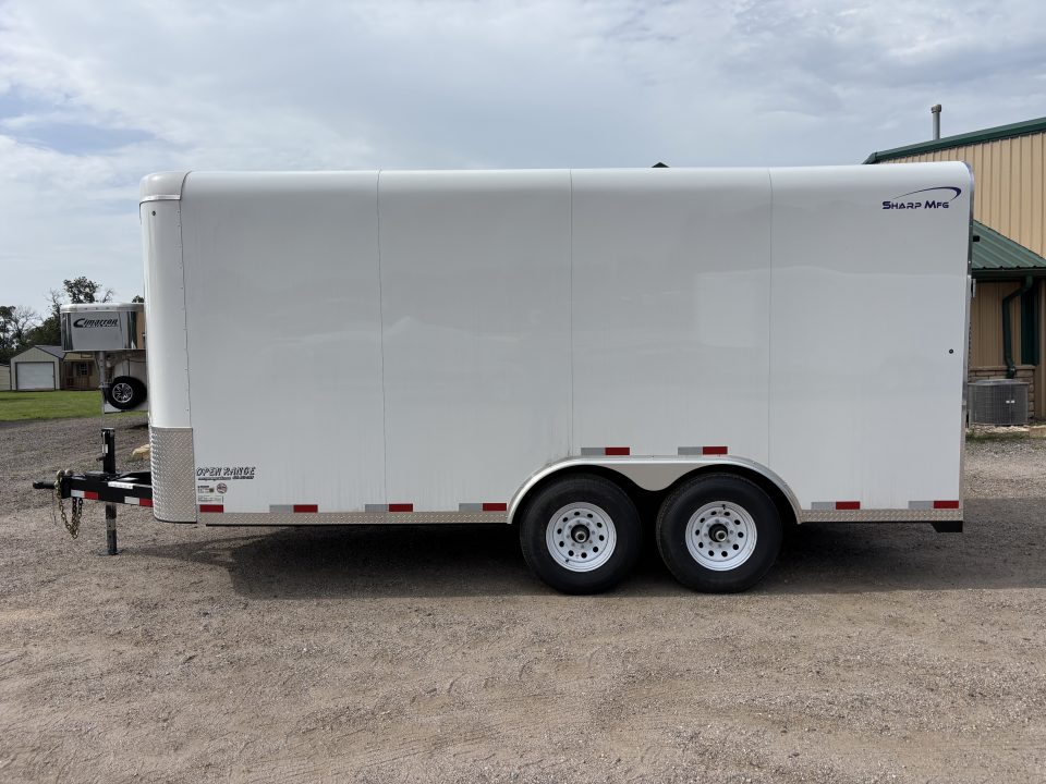 Used 2026 Sharp Manufacturing 101x16 Cargo / Enclosed Trailer