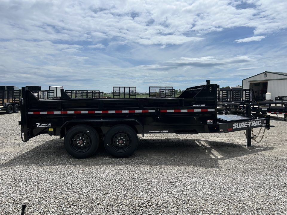New 2026 Sure-Trac 82"x14 17.6K Pro Series Telescopic Dump Trailer
