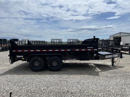 New 2026 Sure-Trac 82"x14 17.6K Pro Series Telescopic Dump Trailer