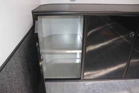 New In-Tech Lite 8.5x28 Race Trailer-10K Sportsman Gray W/ Black Trim- Tool Drawers, Extension Flap, Black Interior Trim, and Black Exterior Trim