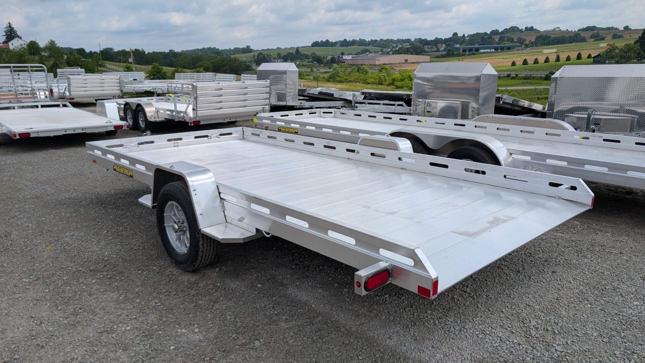 New 2027 Aluma 6'8" x 15 HD TILT Utility Trailer w/ Brakes