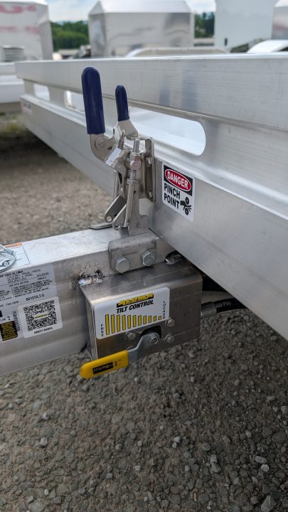 New 2027 Aluma 6'8" x 15 HD TILT Utility Trailer w/ Brakes