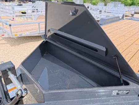New 2027 Iron Bull 83x20 EWB Equipment Trailer 2)7K Straight Axles, Electric Brakes F-Adj., 3' Self Cleaning Dove Tail w/Rampage Ramps, Adj. 2 5/16" Coupler, LRE 10 Ply Tires
