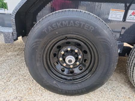 New 2027 Iron Bull 83x20 EWB Equipment Trailer 2)7K Straight Axles, Electric Brakes F-Adj., 3' Self Cleaning Dove Tail w/Rampage Ramps, Adj. 2 5/16" Coupler, LRE 10 Ply Tires