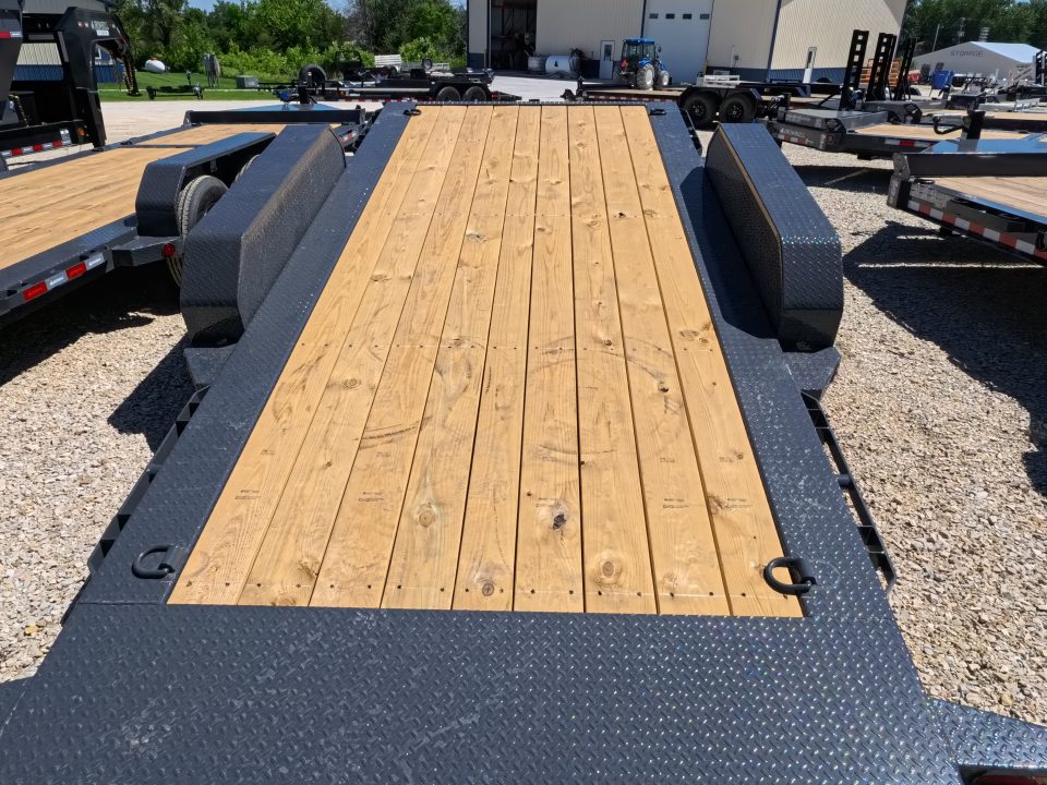 New 2027 Iron Bull 83x20 TWB Tilt Trailer with 2)7,000 lb. Torsion Axles, Upgraded to 2) Elec. Brakes, 10 Ply Tires-Gray