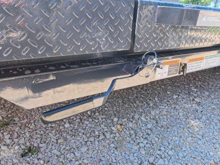 New 2027 Iron Bull 83x20 TWB Tilt Trailer with 2)7,000 lb. Torsion Axles, Upgraded to 2) Elec. Brakes, 10 Ply Tires-Gray