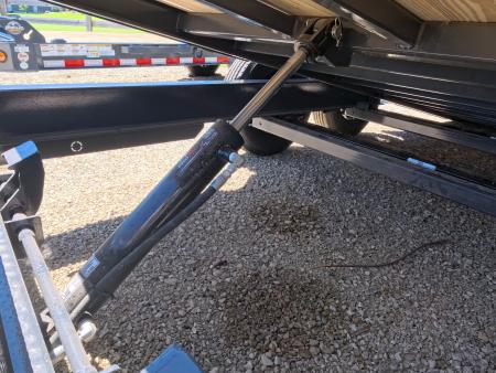 New 2027 Iron Bull 83x20 TWB Tilt Trailer with 2)7,000 lb. Torsion Axles, Upgraded to 2) Elec. Brakes, 10 Ply Tires-Gray