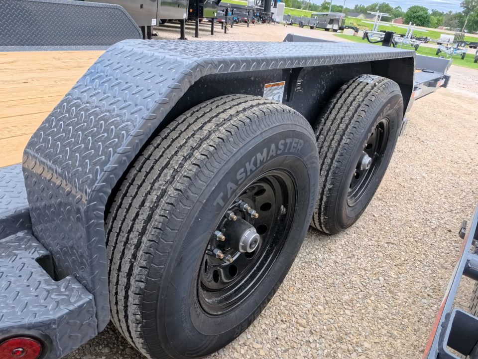 New 2027 Iron Bull 83x20 TWB Tilt Trailer with 2)7,000 lb. Torsion Axles, Upgraded to 2) Elec. Brakes, 10 Ply Tires-Gray