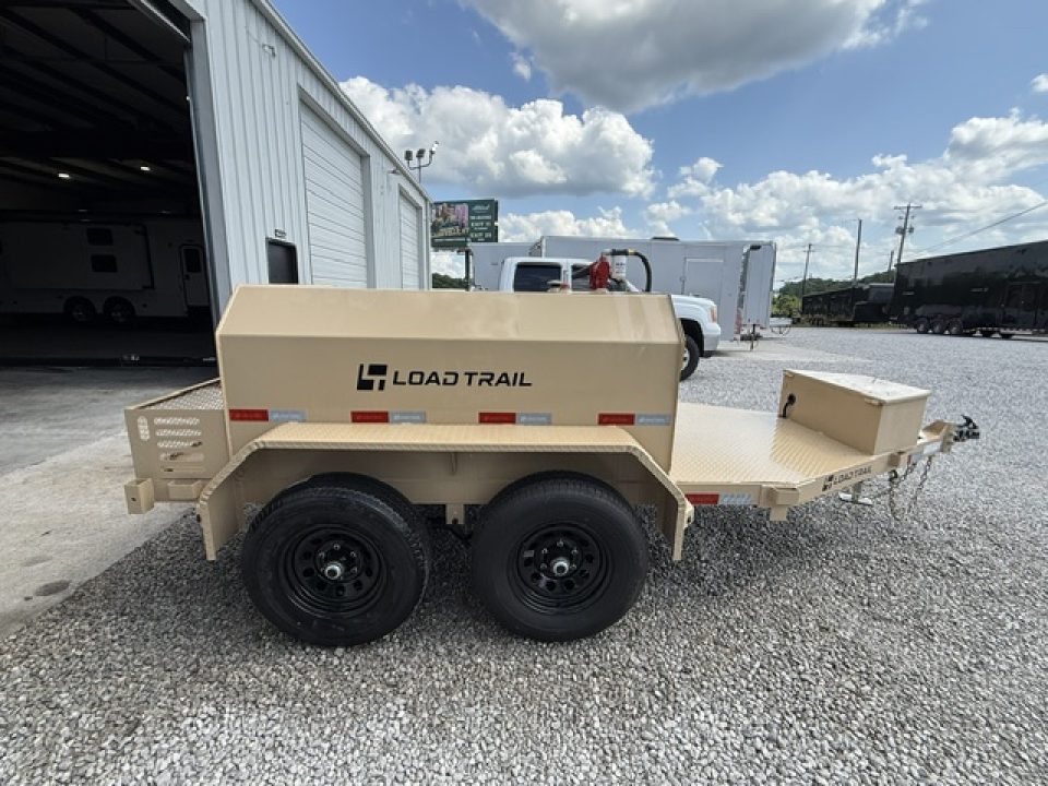 New Load Trail Fuel Trailer 60x11 550 Gallon 10K- Coyote Tan