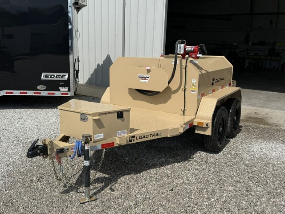 New Load Trail Fuel Trailer 60x11 550 Gallon 10K- Coyote Tan