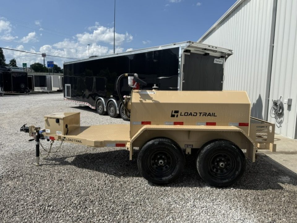 New Load Trail Fuel Trailer 60x11 550 Gallon 10K- Coyote Tan