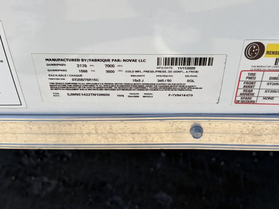New 2026 Formula Trailers 7 x 14 Cargo / Enclosed Trailer