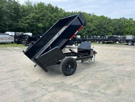 New 2026 Quality Steel and Aluminum 5X8 single axle 6,000 lb. GVWR Dump Trailer