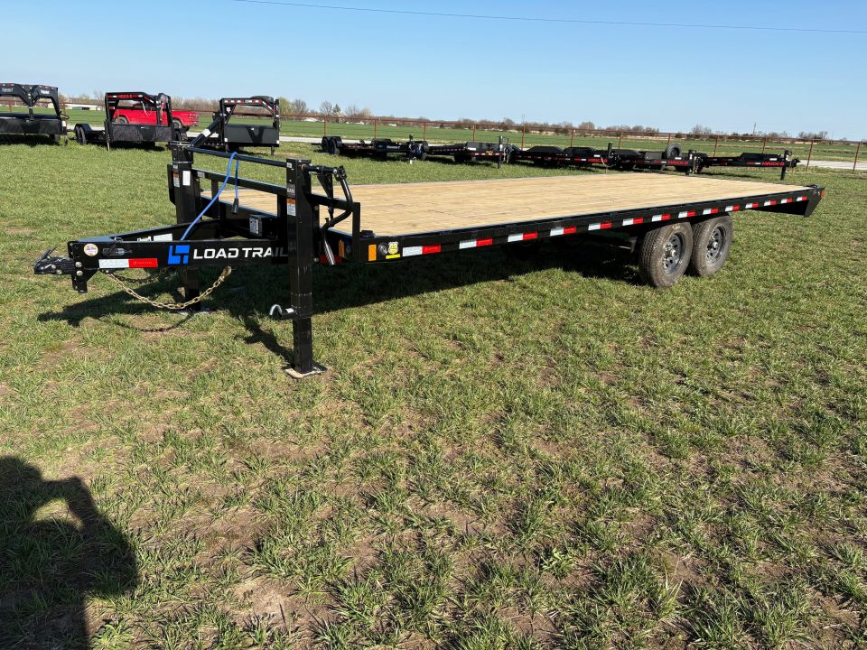 New 2026 Load Trail 102x24 Tandem 14K Deckover Flatbed Trailer