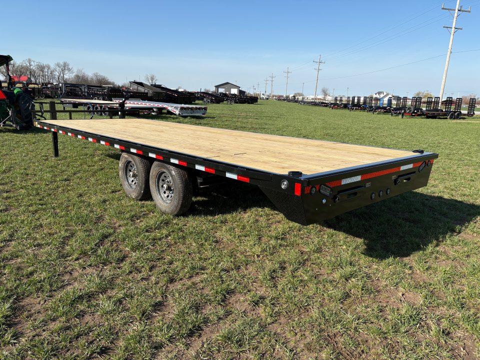 New 2026 Load Trail 102x24 Tandem 14K Deckover Flatbed Trailer