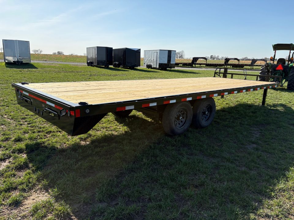 New 2026 Load Trail 102x24 Tandem 14K Deckover Flatbed Trailer