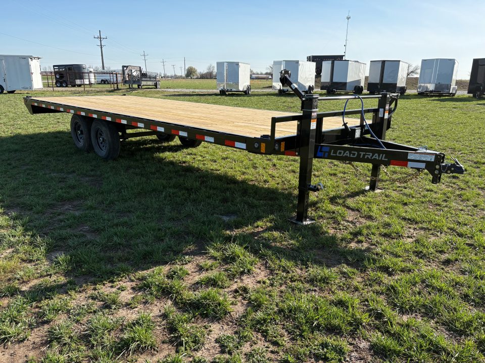 New 2026 Load Trail 102x24 Tandem 14K Deckover Flatbed Trailer