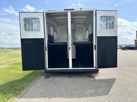Used 2005 Featherlite 2 Horse Straight Load Bumper Pull Horse Trailer