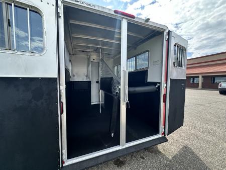 Used 2005 Featherlite 2 Horse Straight Load Bumper Pull Horse Trailer