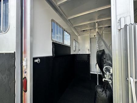 Used 2005 Featherlite 2 Horse Straight Load Bumper Pull Horse Trailer