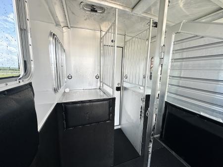 Used 2005 Featherlite 2 Horse Straight Load Bumper Pull Horse Trailer