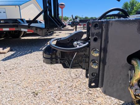 New 2027 Iron Bull 83 x 22 EWB Equipment Trailer with 2) 7K Straight Axles, Electric Brakes, 3' Self Cleaning Dove Tail with Rampage Ramps, Removeable Fenders and More!