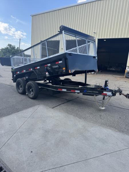 New 2026 Load Trail DE72 X12' Dump Trailer / 24  Galvy Side Extensions