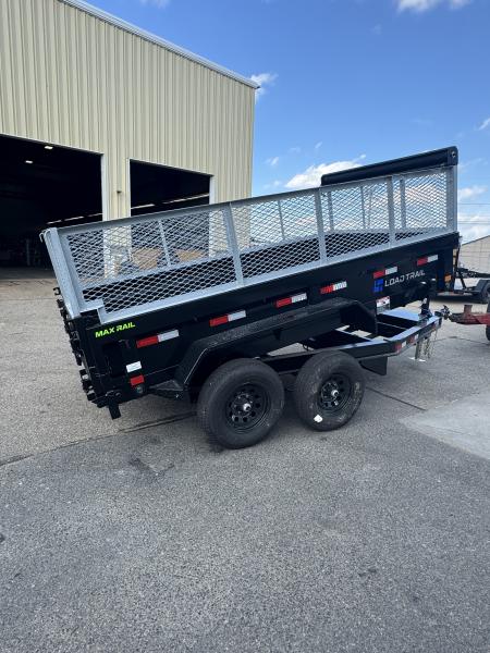New 2026 Load Trail DE72"X12' Dump Trailer / 24" Galvy Side Extensions