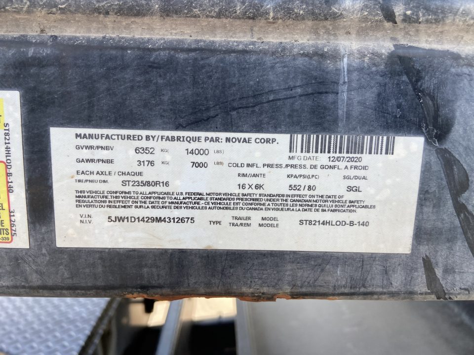 Used USED 2021 Sure-Trac Dump Trailer