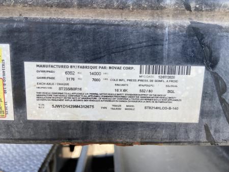 Used USED 2021 Sure-Trac Dump Trailer