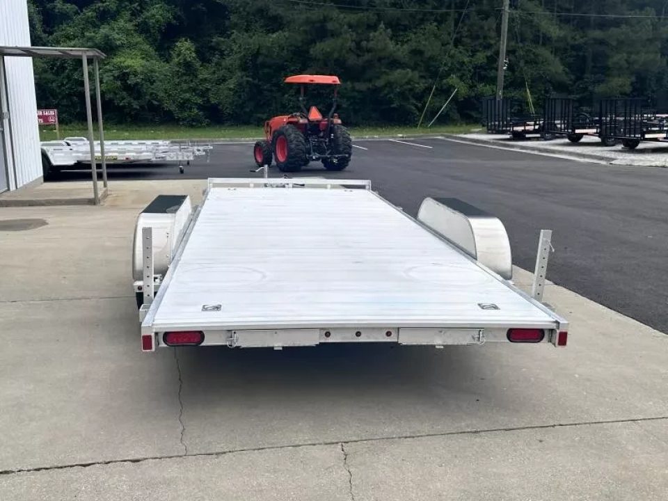 New 2026 Aluma 82"x18' Car Hauler, 6' Ramps, 8218ESA