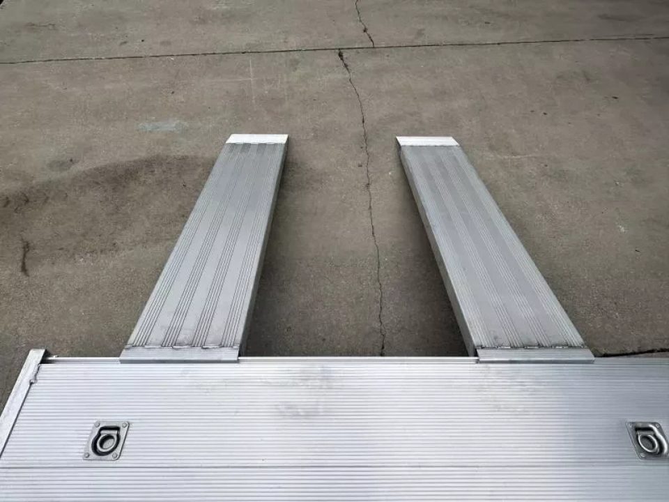 New 2026 Aluma 82"x18' Car Hauler, 6' Ramps, 8218ESA