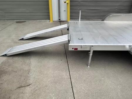 New 2026 Aluma 82"x18' Car Hauler, 6' Ramps, 8218ESA