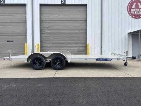 New 2026 Aluma 82 x18' Car Hauler, 6' Ramps, 8218ESA