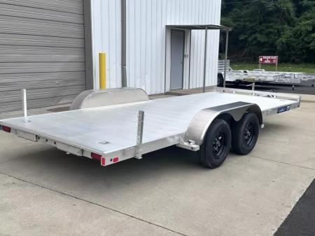 New 2026 Aluma 82"x18' Car Hauler, 6' Ramps, 8218ESA