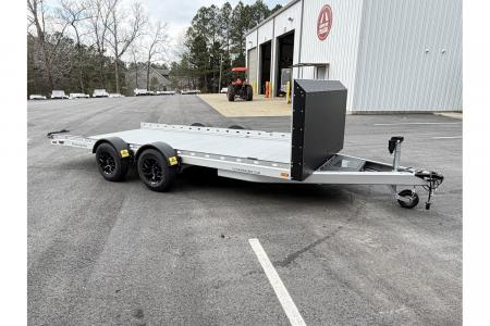 New 2026 Futura 81 x16.5' Lowering Car Hauler, Electric Jack, Winch, Rock Guard, Spare, Super Sport LT500