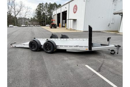 New 2026 Futura 81"x16.5' Lowering Car Hauler, Electric Jack, Winch, Rock Guard, Spare, Super Sport LT500
