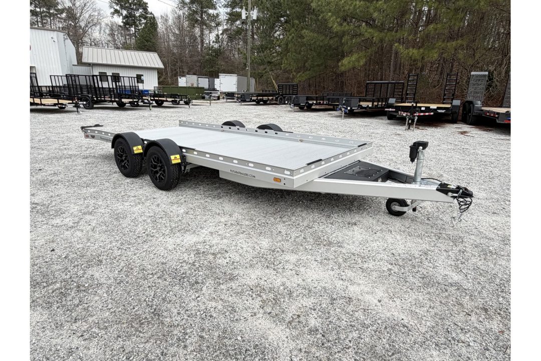 New 2026 Futura 16.5' Lowering Car Hauler, Electric Jack, Winch, Spare, Super Sport LT500