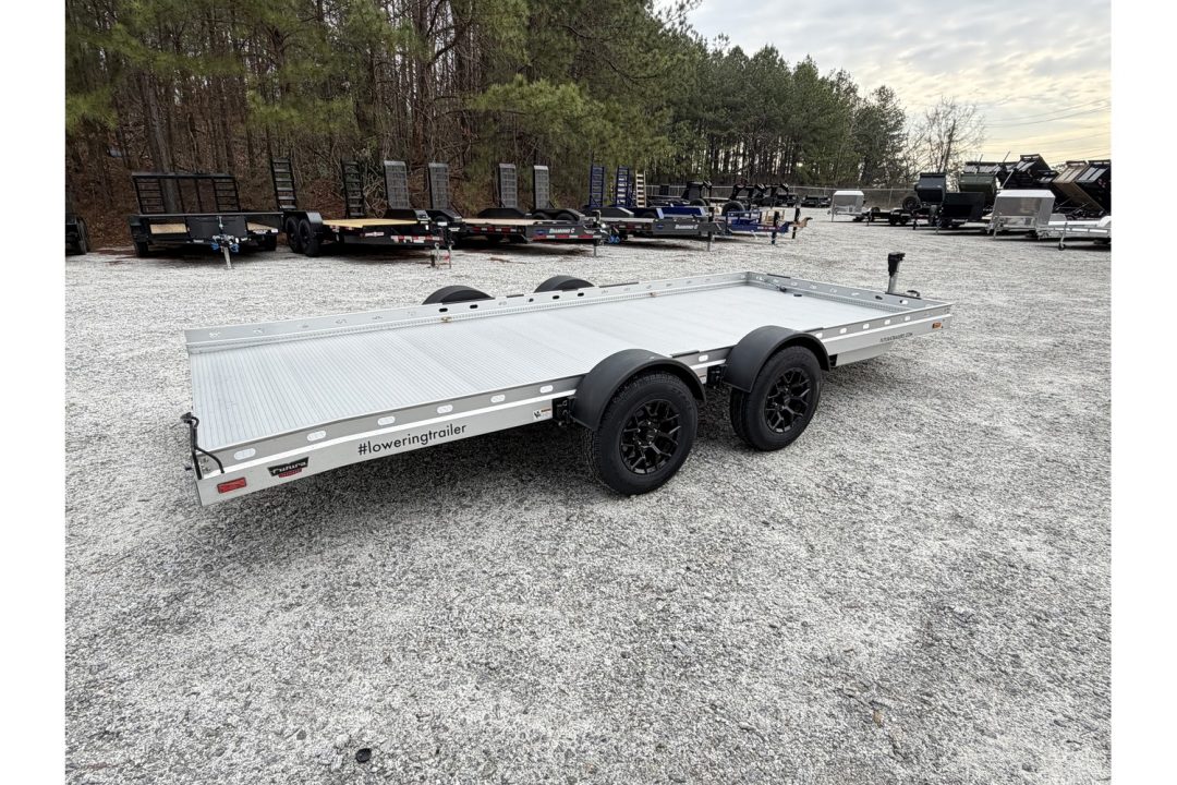 New 2026 Futura 16.5' Lowering Car Hauler, Electric Jack, Winch, Spare, Super Sport LT500