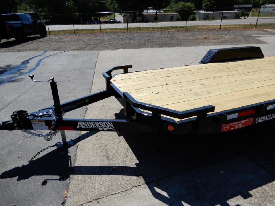 New 2026 Anderson 82x18' Car Hauler, 4' Dove, 5' Ramps