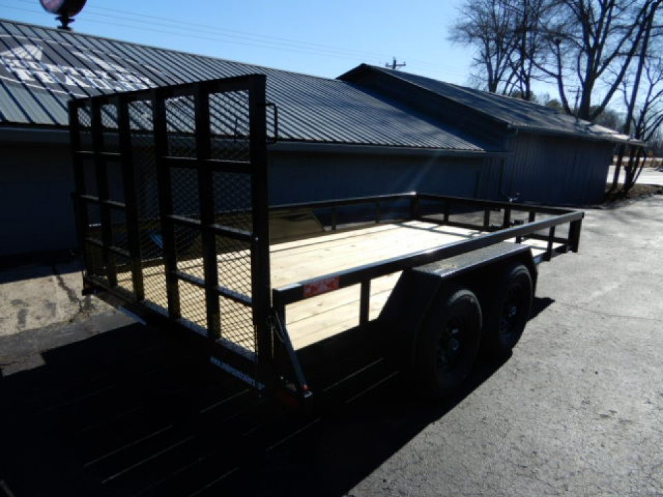 New 2026 Anderson 82x16 Landscape, Spring Assist Gate, 7800LB Payload