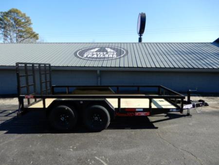 New 2026 Anderson 82x16 Landscape, Spring Assist Gate, 7800LB Payload