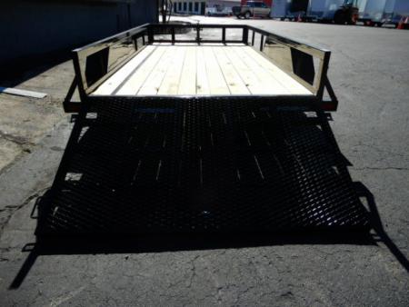 New 2026 Anderson 82x16 Landscape, Spring Assist Gate, 7800LB Payload