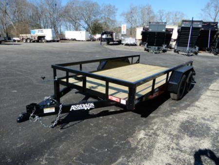 New 2026 Anderson 82x16 Landscape, Spring Assist Gate, 7800LB Payload