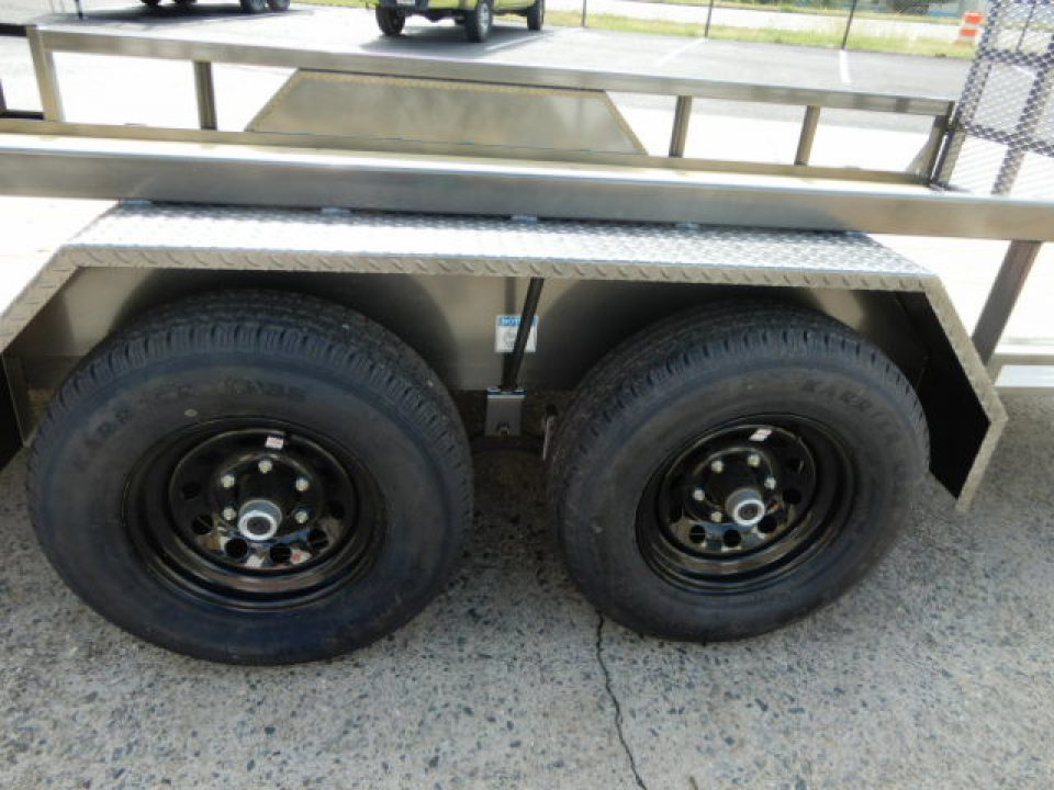 New 2026 Anderson 7x16 Landscape, Ramp Gate & Side Ramps